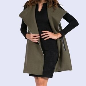 Natalia Romano wool blend vest/dress.